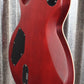ESP LTD EC-401 Quilt Maple See Thru Black Cherry Satin Guitar LEC401QMSTBCS #2342 Used