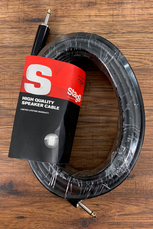 Stagg SSP15PP25 15M 50 ft 14GA Jack-Jack Speaker Cable