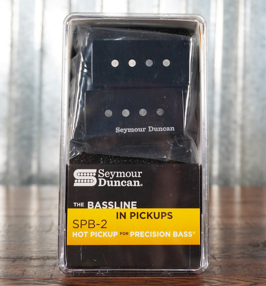 Seymour Duncan SPB-2 Hot P-Bass 4 String Pickup Set Black
