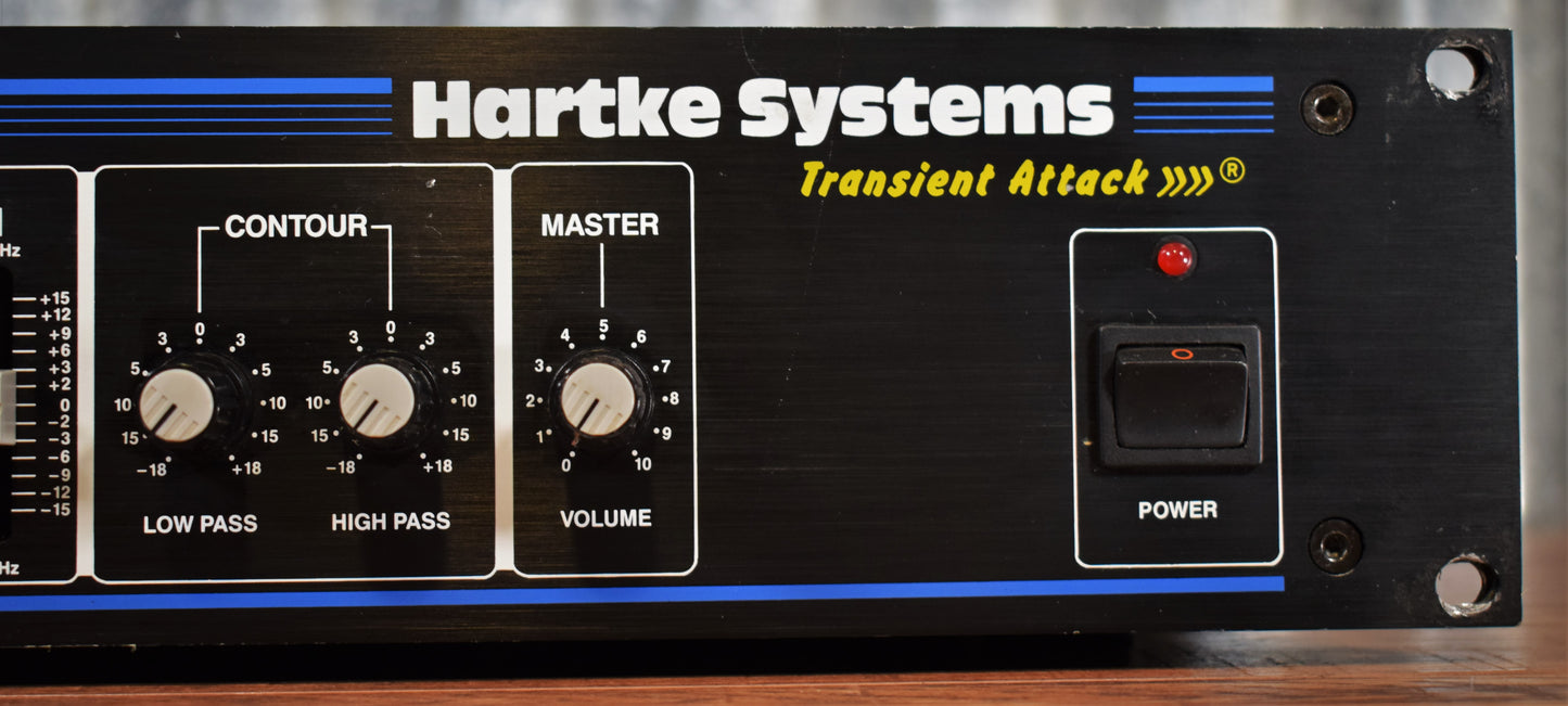 Hartke Systems Model 3500 350 Watt Preamp Tube Rackmountable Bass Amplifier Head Used