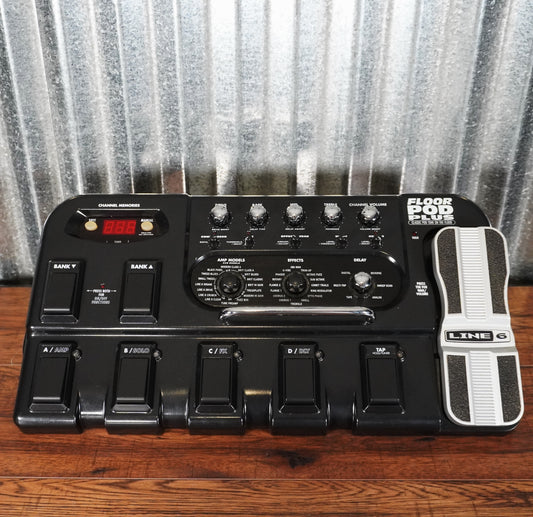 Line 6 Floor POD Plus Guitar Multi Effect & Amp Modeling Processor Used