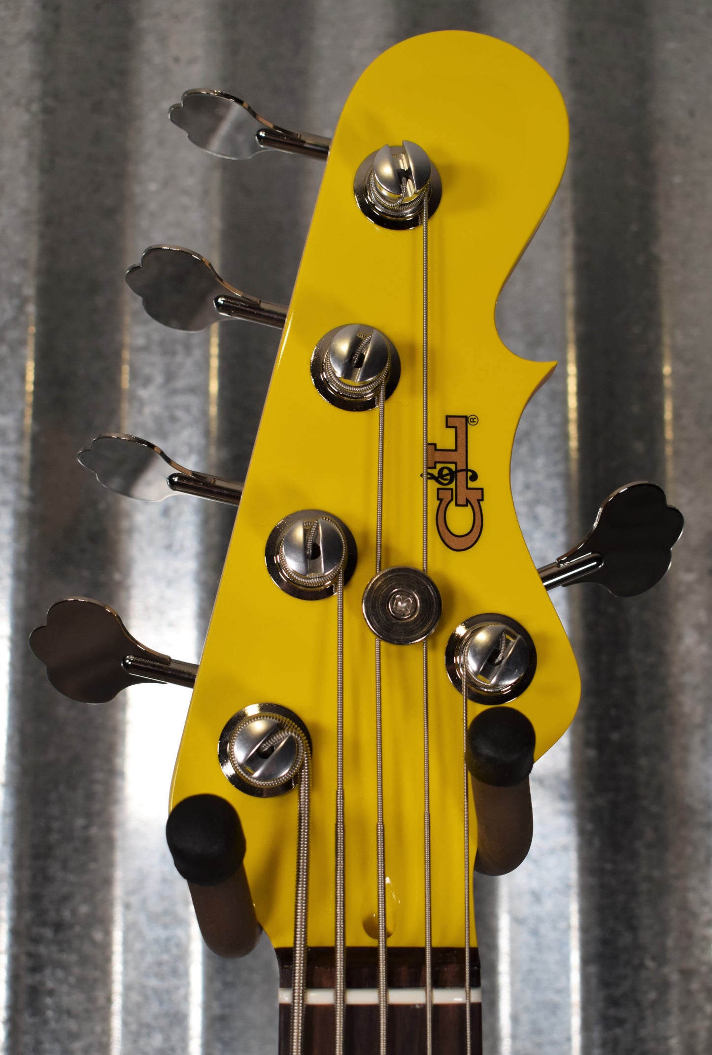 G&L USA JB-5 5 String Jazz Bass Yellow Fever & Case JB5 2020 #1179