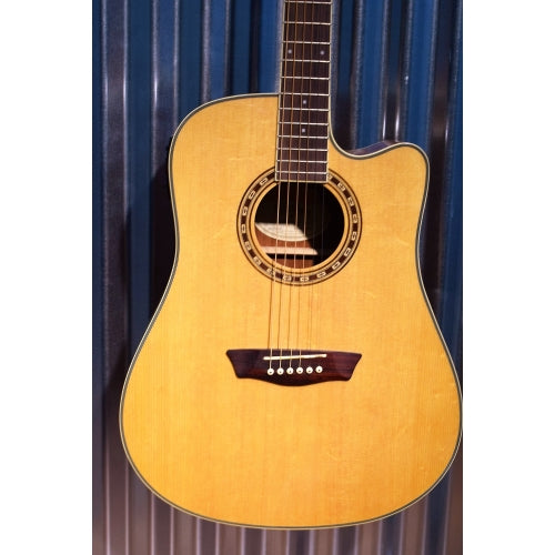 Washburn Harvest Series WD7SCE Solid Spruce Top Acoustic Electric Guitar