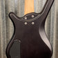Warwick RockBass Corvette Basic Satin Nirvana Black Active 8 String Bass & Bag #6721