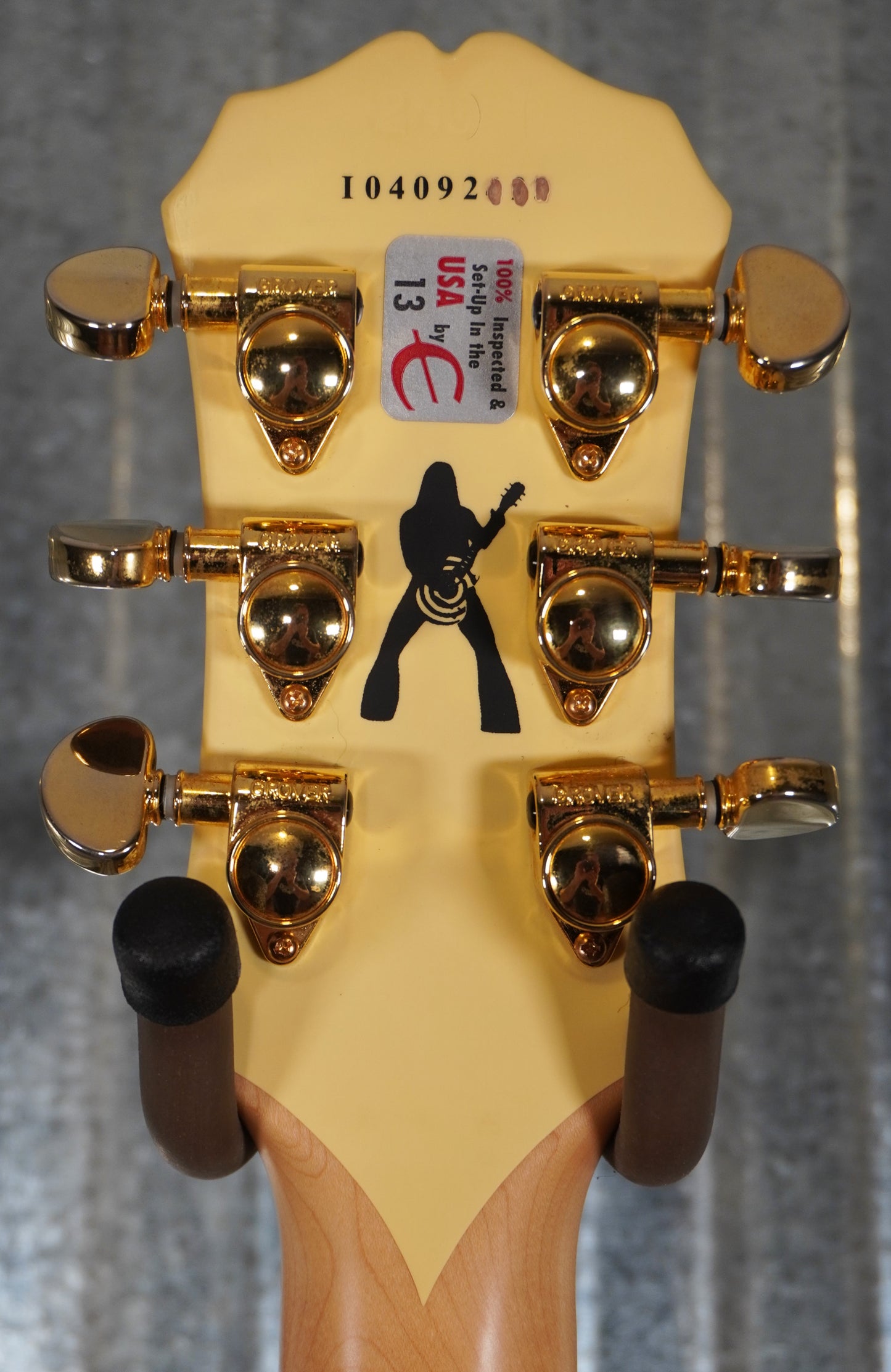 Epiphone 2004 Les Paul Custom Zakk Wylde Signature Antique Ivory Bullseye Guitar & Bag #2423 Used