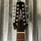 Takamine EF381SC12 Cutaway 12 String Acoustic Electric Guitar Black & Case Japan #0419