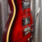 Hamer Archtop Flame Dark Cherry Wilkinson Tremolo Electric Guitar SATFW-DCB #1087