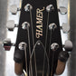 Hamer Archtop Flame Dark Cherry Wilkinson Tremolo Guitar SATFW-DCB #1194