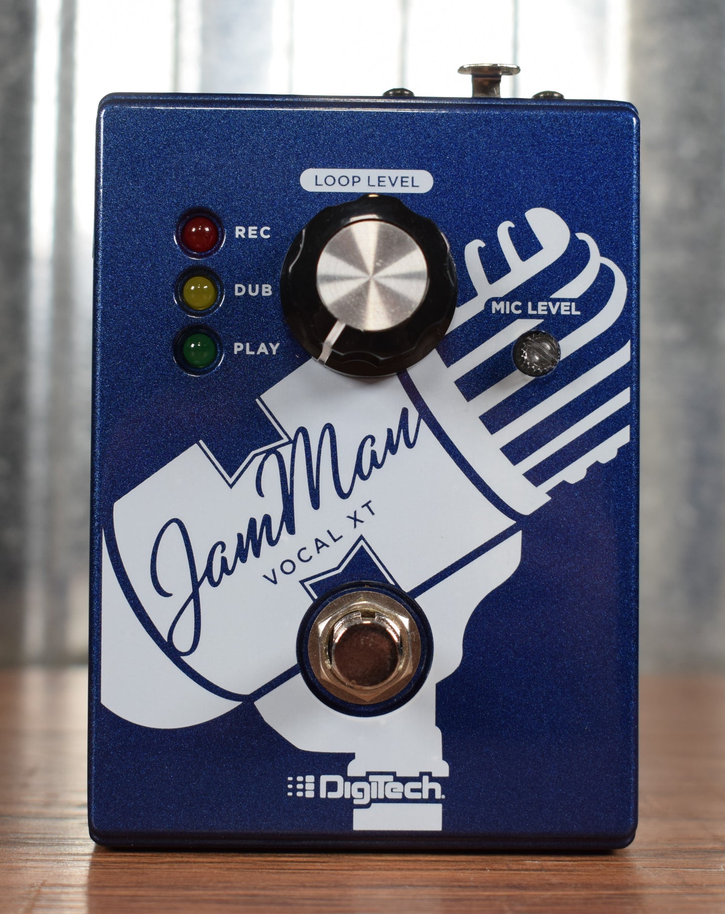 Digitech JamMan Vocal XT One Button Vocalist Microphone Looper Effect Pedal Used