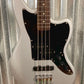 Fender Squier Vintage Modified Jaguar Short Scale 4 String Bass Silver # 0540 Used