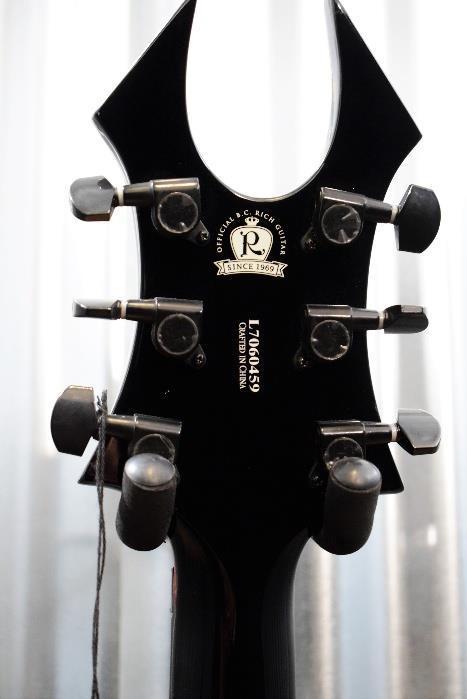 BC Rich MK3 Warbeast Black Devil 6 String Electric Guitar & B.C. Gig Bag #459