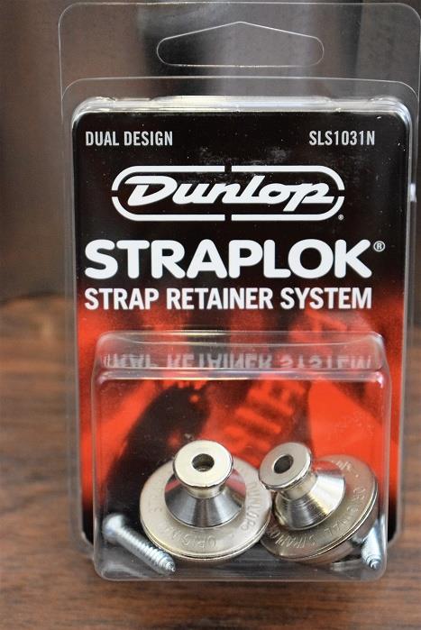 Dunlop Straplok SLS1031N Dual Design Strap Lock Nickel Straplock Retainer