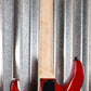 ESP LTD M-200FM See Thru Red Flame Top Guitar LM200FMSTR #0070