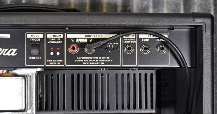 Bugera V55 Infinium 55 Watt 1x12" 2 Channel & Reverb Tube Guitar Combo Amplifier