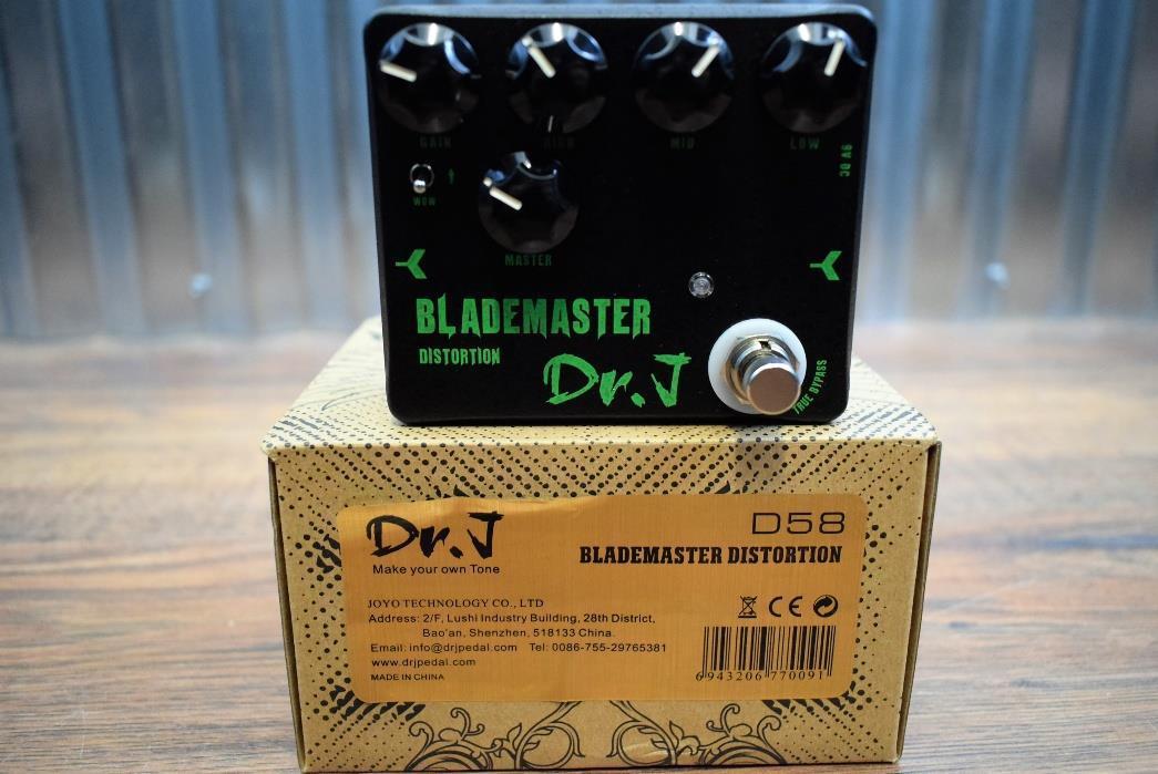 DR J Blademaster D58 Distortion Guitar Effect Pedal Dr. Joyo