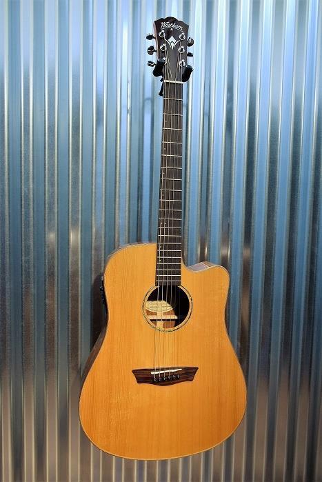 Washburn WD160SWCE Timber Ridge Solid Woods Acoustic Electric Guitar #2442