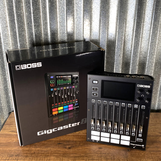 Boss GCS-8 Gigcaster 8 Live Streaming Mixer Recording Interface