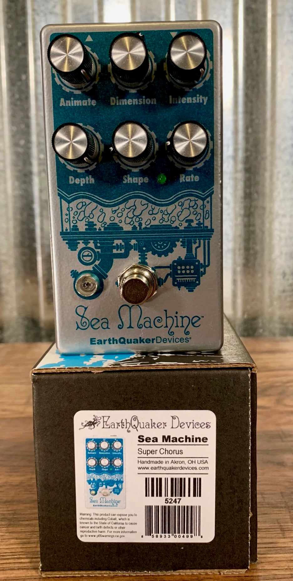 Earthquaker Devices EQD Sea Machine V3 Super Chorus Guitar Effect