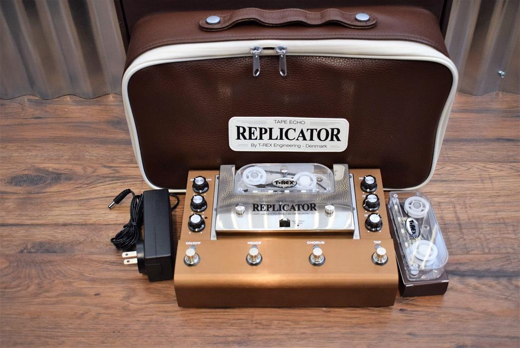 T-Rex Engineering Replicator Tape Echo Guitar Effect Pedal & Case B Stock #335