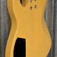 G&L USA ASAT Bass Butterscotch Blonde 4 String & Case #7027