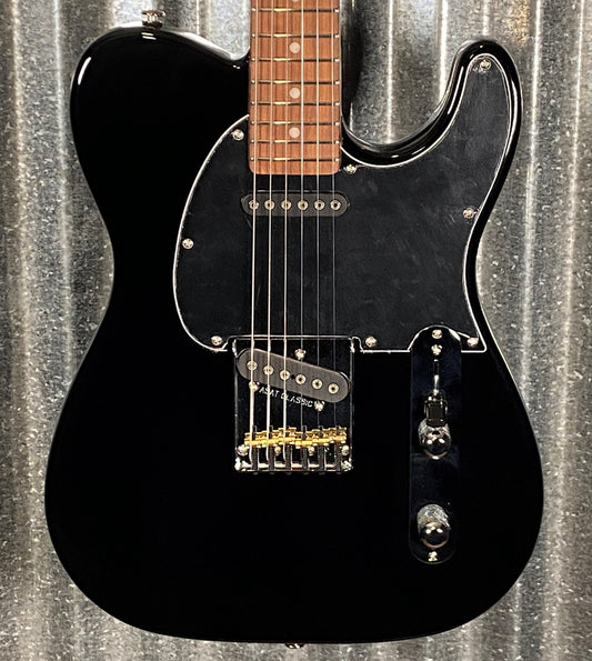 G&L USA ASAT Classic Jet Black Guitar & Bag #1147 Used