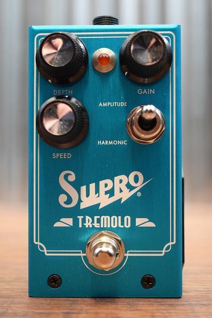 analog tremolo pedal Supro USA 1310 Tremolo Tube Emulated Guitar Effect Pedal – Specialty Traders