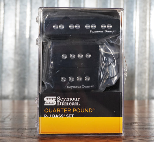 Seymour Duncan Quarter Pound P-J 4 String Bass Pickup Set Black