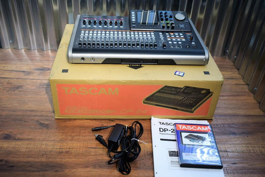 Tascam DP-24 Digital Portastudio 24 Track Recording Studio 8 Mic/Line CD & SD