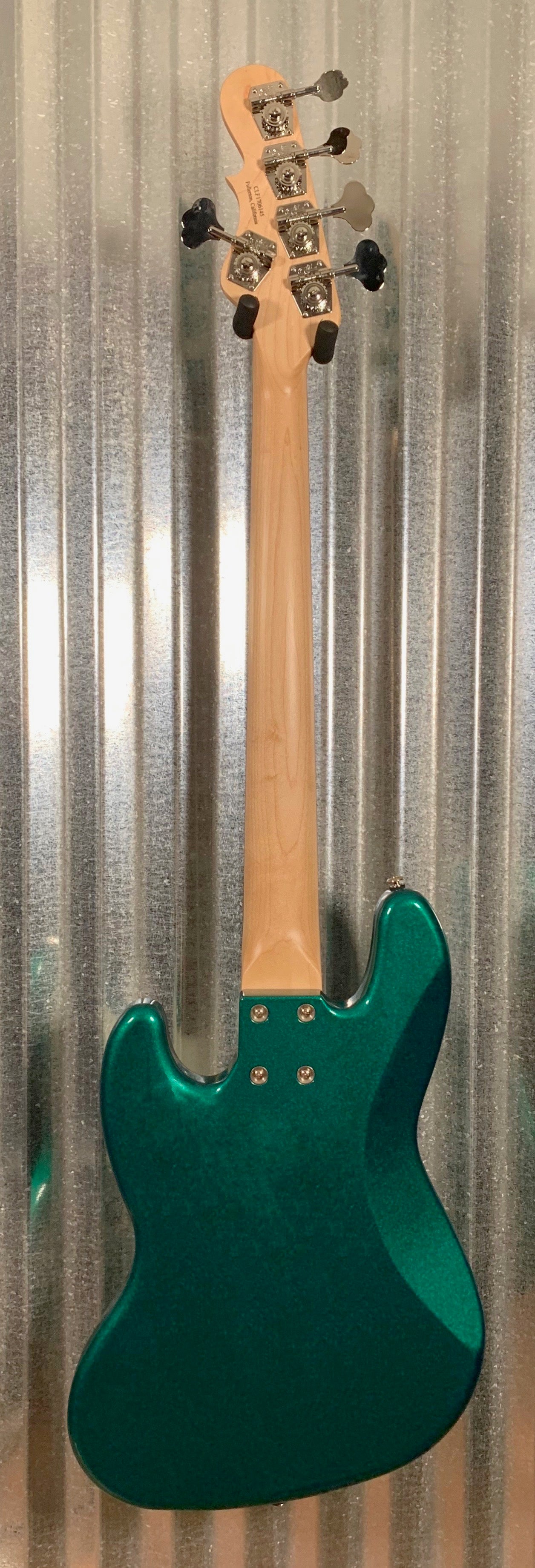 G&L USA Fullerton Custom JB5 Emerald Green 5 String Jazz Bass & Case JB-5 2017 #6145