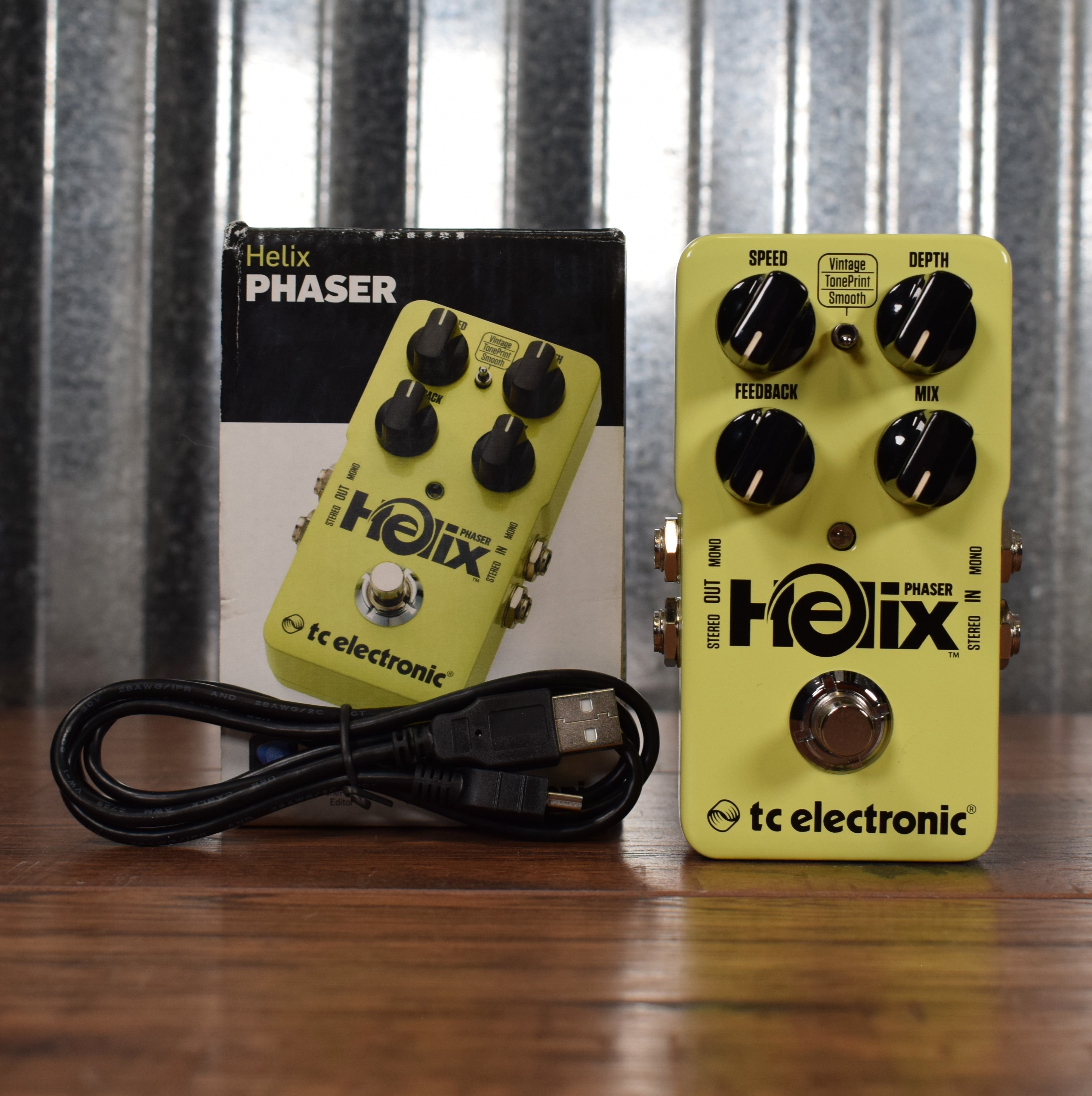 TC Electronic Helix Phaser Tone Print Guitar Effect Pedal Used