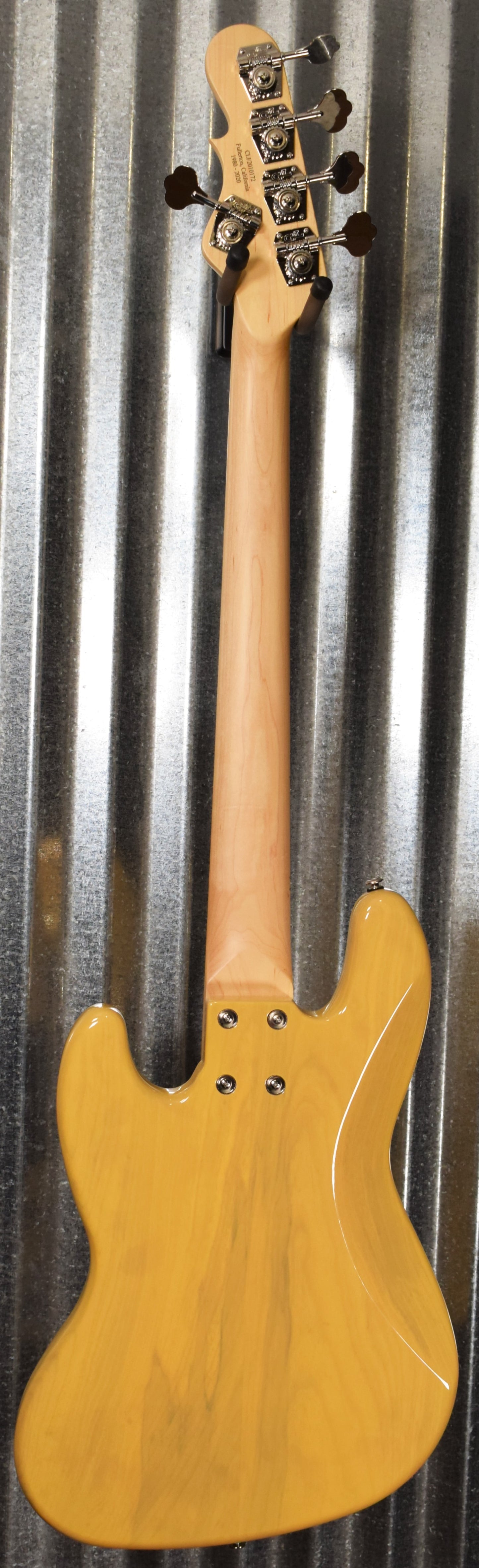 G&L USA JB-5 5 String Jazz Bass Butterscotch Blonde & Case 2020 JB5 #0172