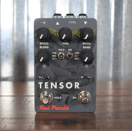 Red Panda Tensor Reverse Tape Guitar Effect Pedal Demo