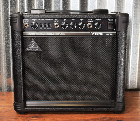 Behringer V-Tone GM108 Analog Modeling 15 Watt 8" Guitar Combo Amplifier Used