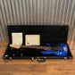 G&L USA JB-5 Clear Blue 5 String Jazz Bass Rosewood Satin Neck & Case JB5 #3175