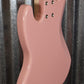 G&L USA JB-5 Shell Pink 5 String Jazz Bass Maple Satin Neck & Case #6099