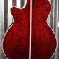 Takamine TSP158C See Thru Red Thinline Acoustic Electric Guitar & Case TSP158CSTR #0247 Used