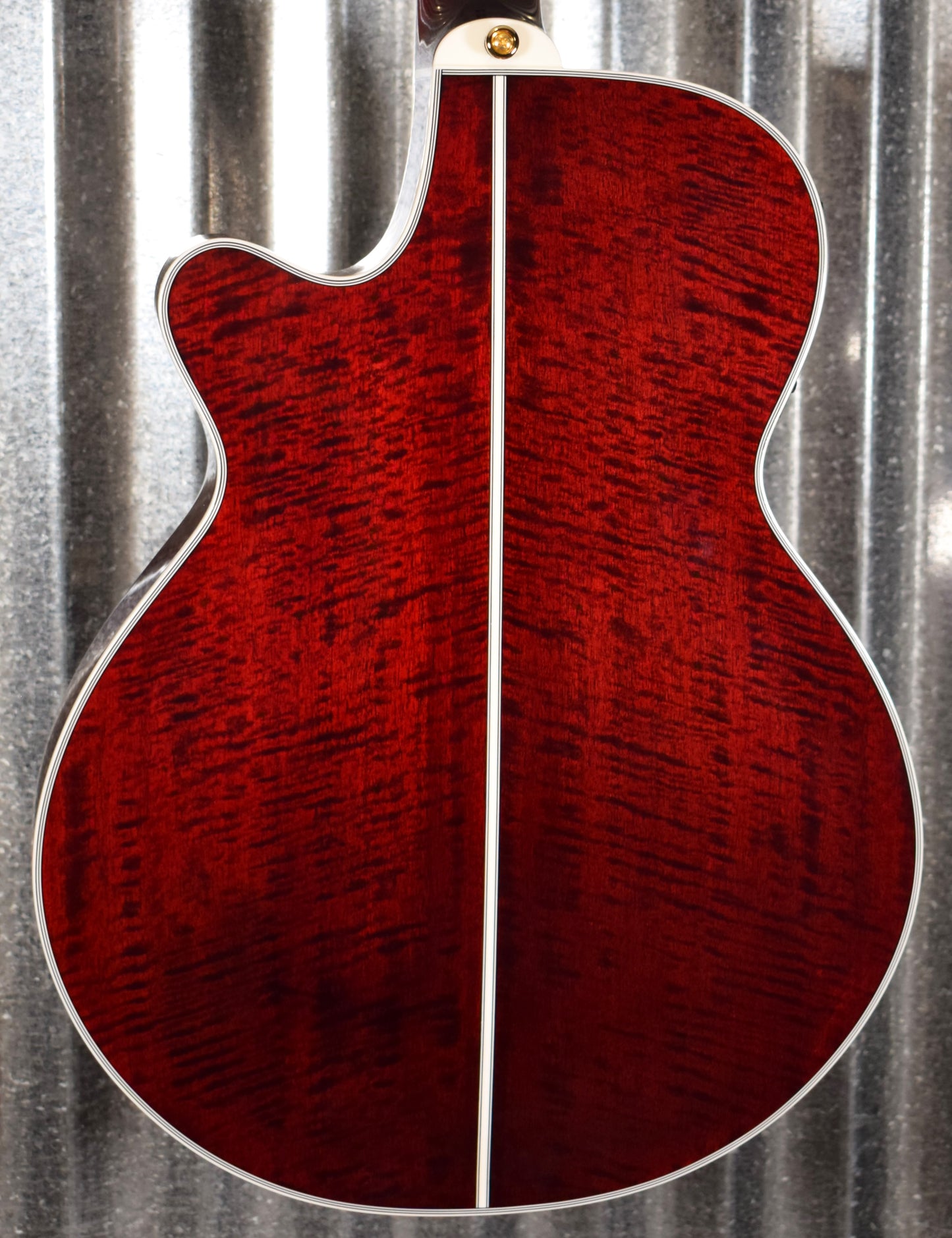 Takamine TSP158C See Thru Red Thinline Acoustic Electric Guitar & Case TSP158CSTR #0247 Used
