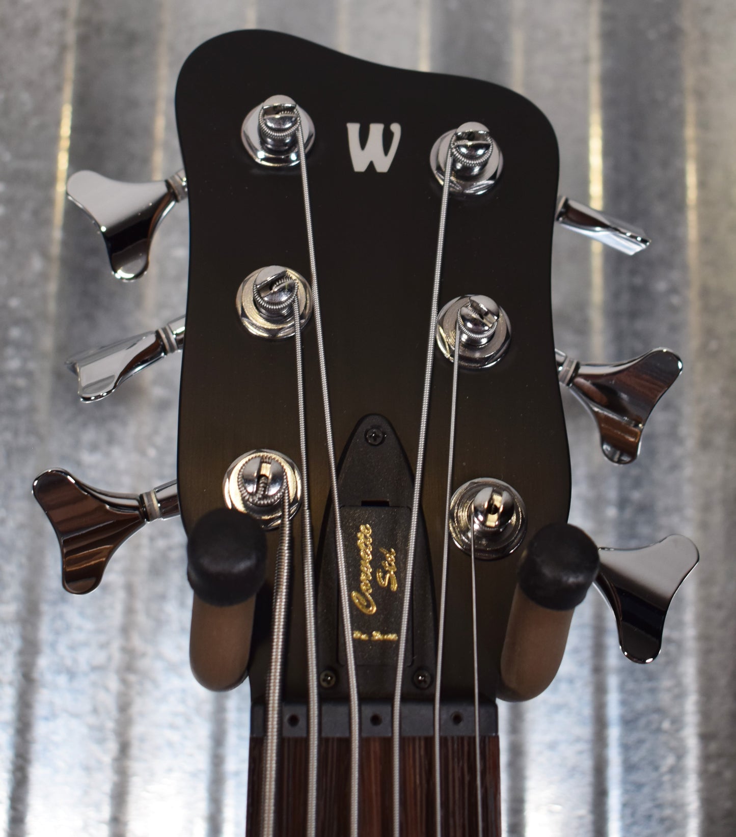 Warwick German Pro Series Corvette 6 String Active Bass Natural Ash & Bag #0121