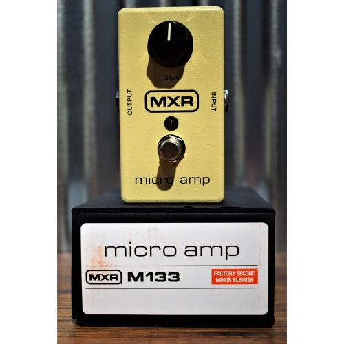 Dunlop MXR M133 Micro Amp Boost Guitar Effect Pedal B Stock