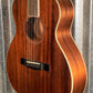 Fender Paramount PM-TE STD Standard AM Mahogany Travel Natural Acoustic Electric Guitar & Case #4272 Used