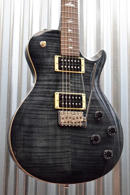PRS Paul Reed Smith SE Mark Tremonti Custom Gray Black Guitar & Bag #4719