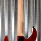 ESP LTD M-200FM See Thru Red Flame Top Guitar LM200FMSTR #0084