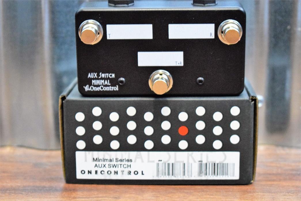 aux switch pedal One Control AUX SWITCH Remote Control Guitar Amp or Effect 3 Button Fo – Specialty Traders