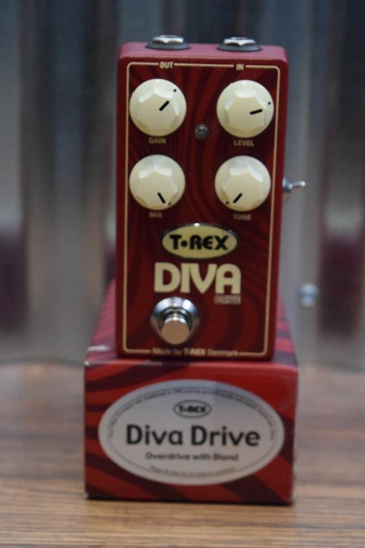 T-Rex Engineering Diva Drive Overdrive With Blend Guitar Effect Pedal Demo #496