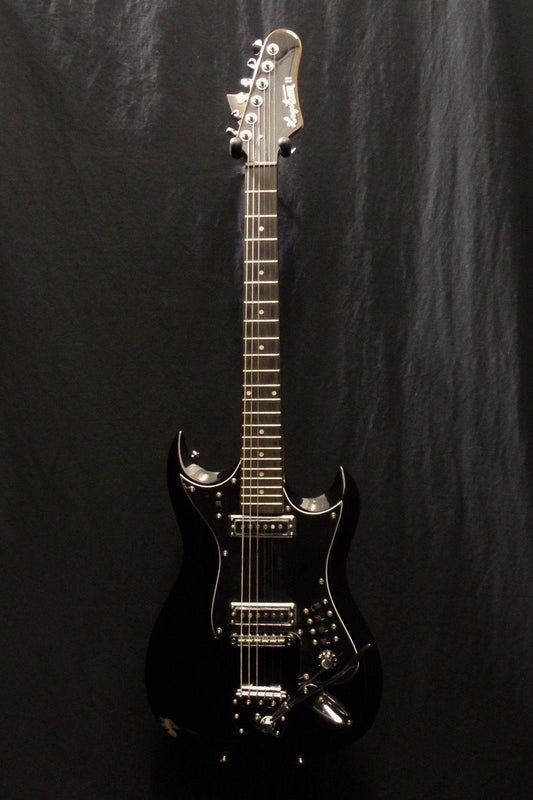 Hagstrom RetroScape Series HIl Electric Guitar in Black Gloss #0773