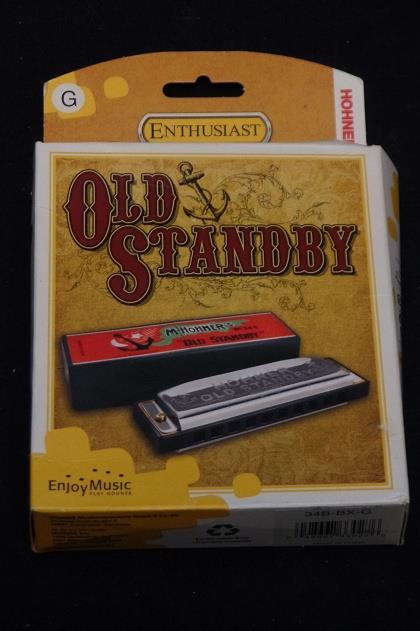 Hohner 34B-BX-D Enthusiast Diatonic Old Standby Harmonica In The Key Of D*
