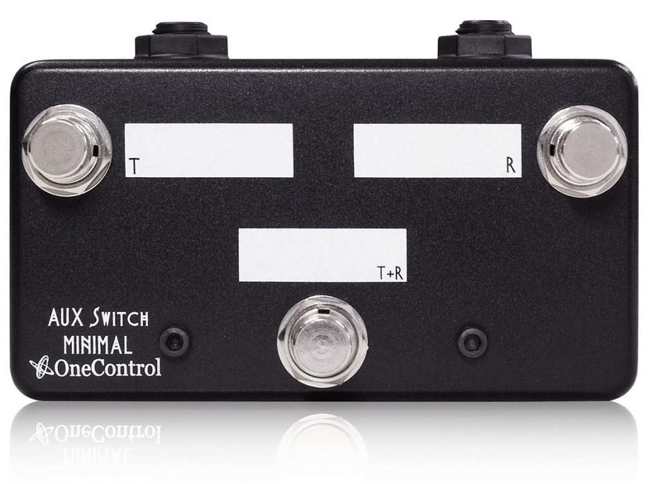 One Control AUX SWITCH Remote Control Guitar Amp or Effect 3 Button Foot Switch Pedal