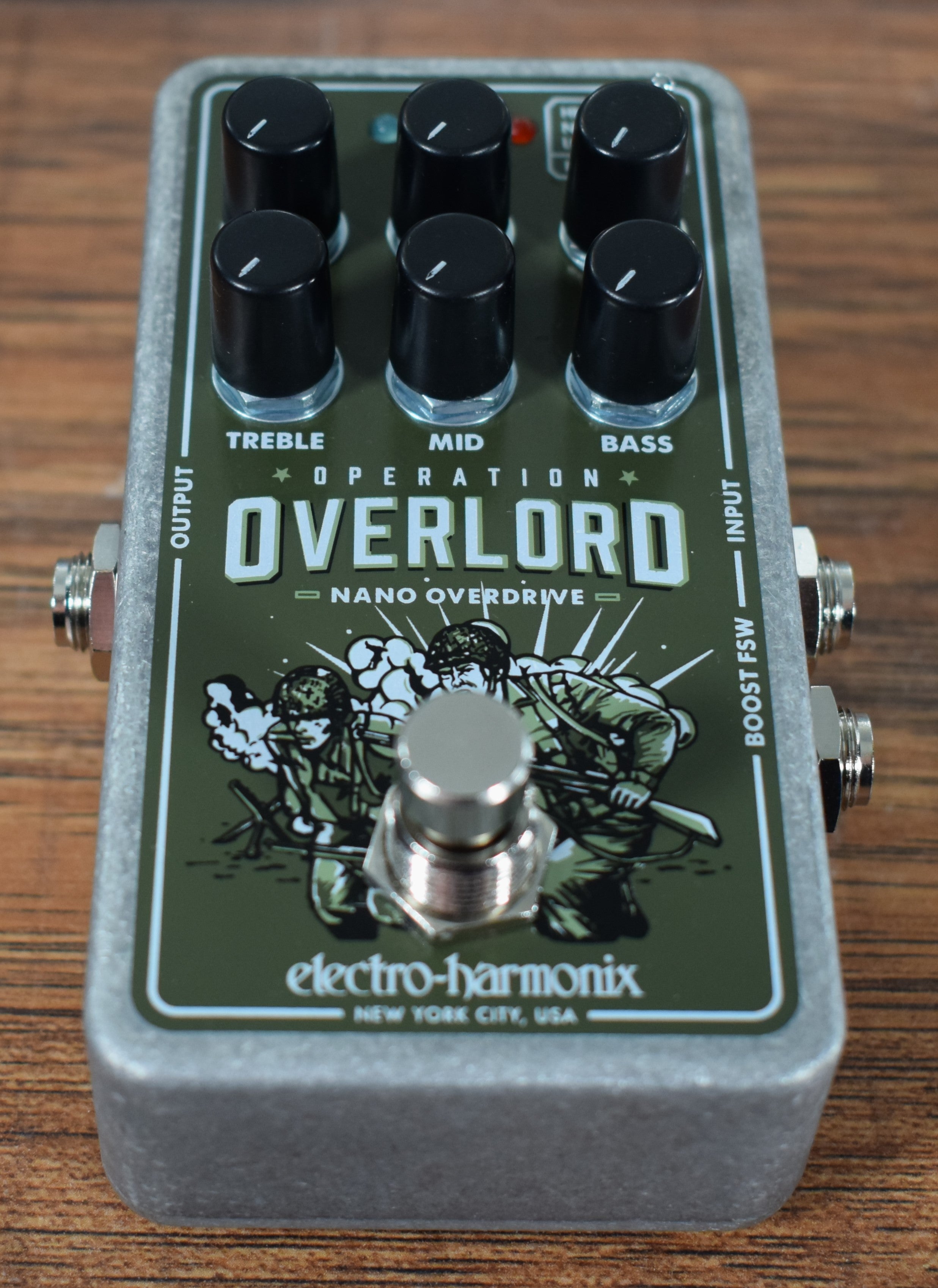 Electro-Harmonix Nano Operation Overlord Overdrive Guitar Effect