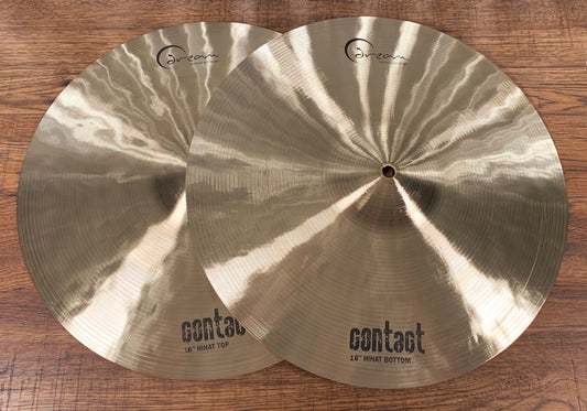 Dream Cymbals C-HH16 Contact Series Hand Forged & Hammered 16" Hi Hat Set Demo