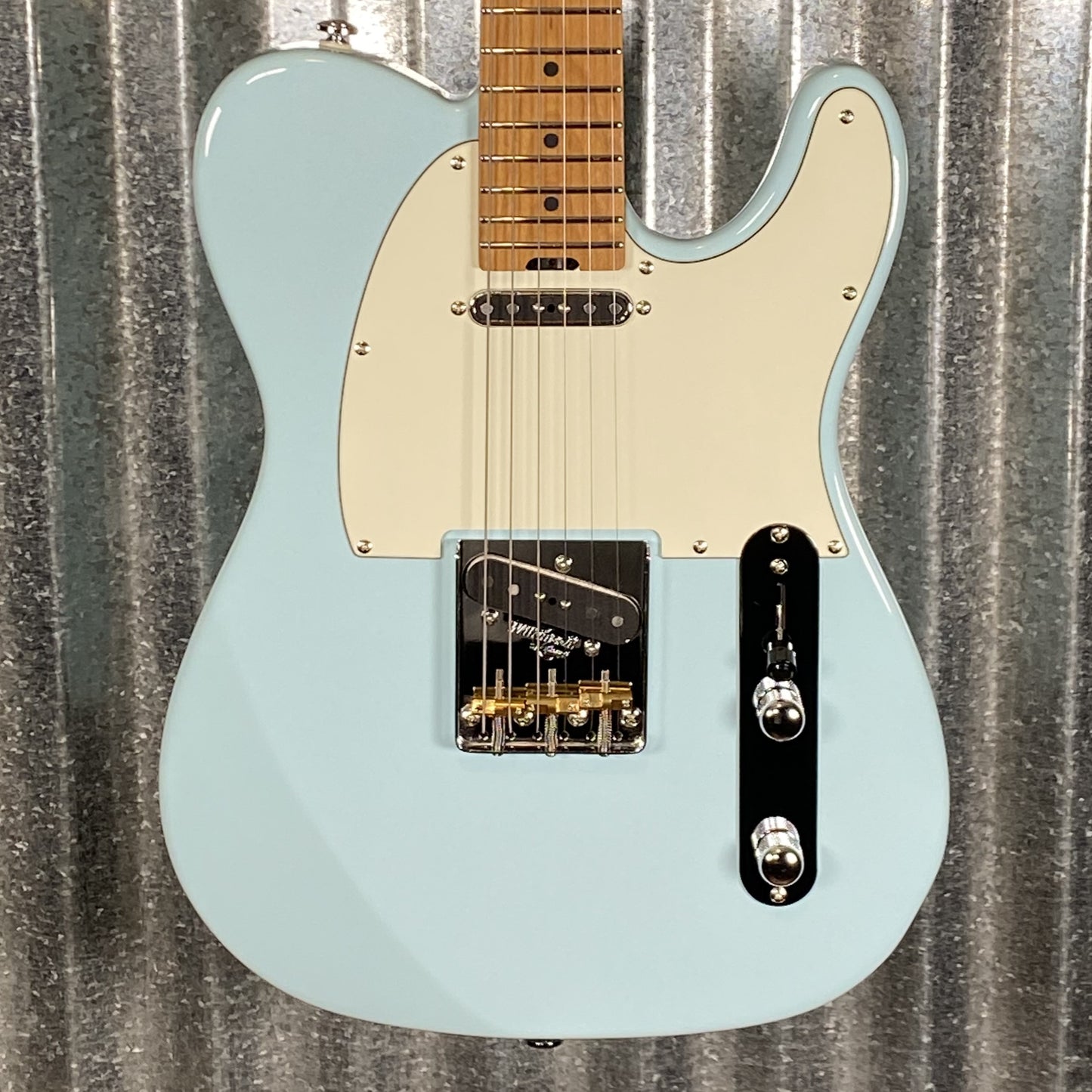 Musi Virgo Classic Telecaster Baby Blue Guitar #0620 Used